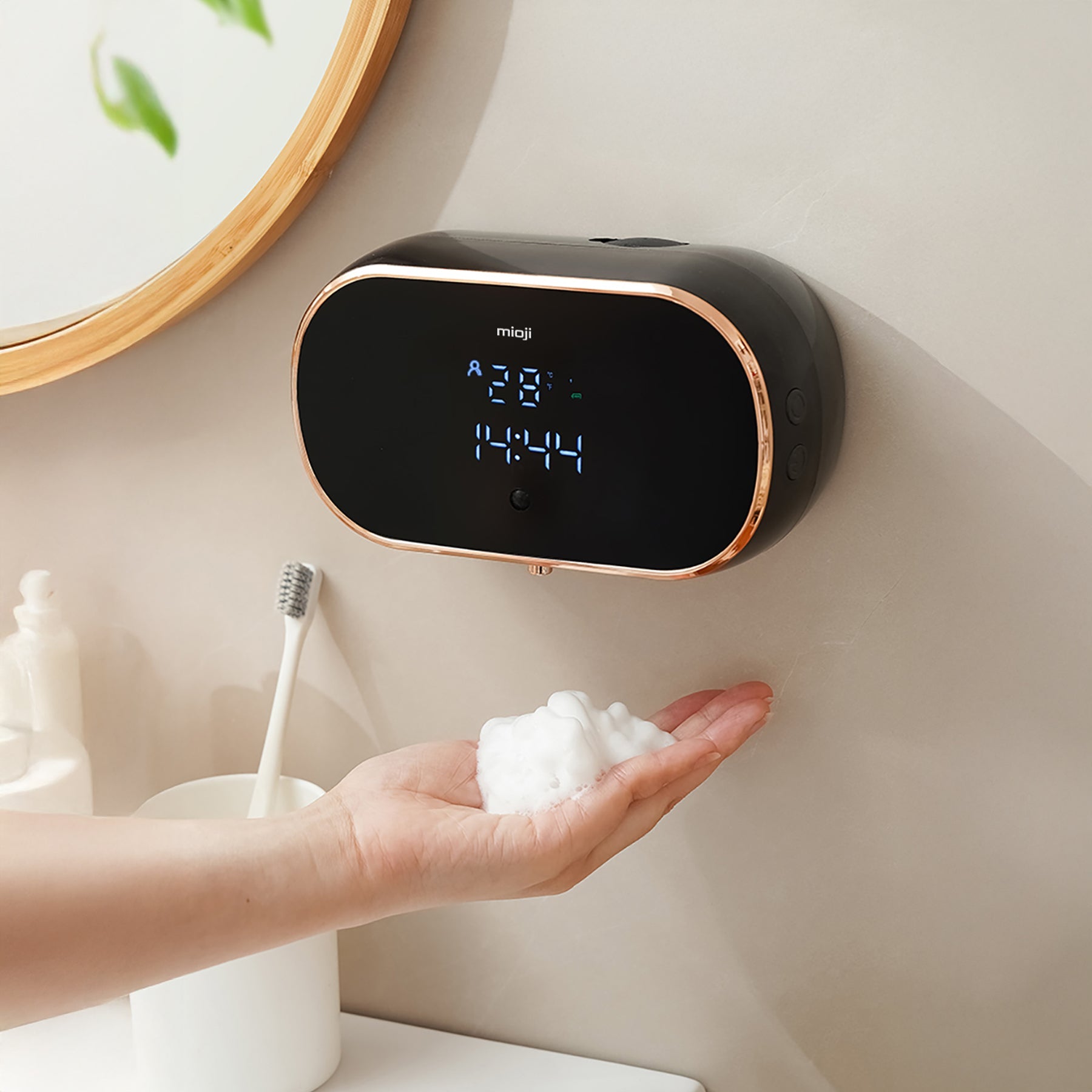 ミルク Mao Mioji Mio SM01 Köpük Sabunluk Dispenser: Temassız Hijyenin Yeni Tanımı