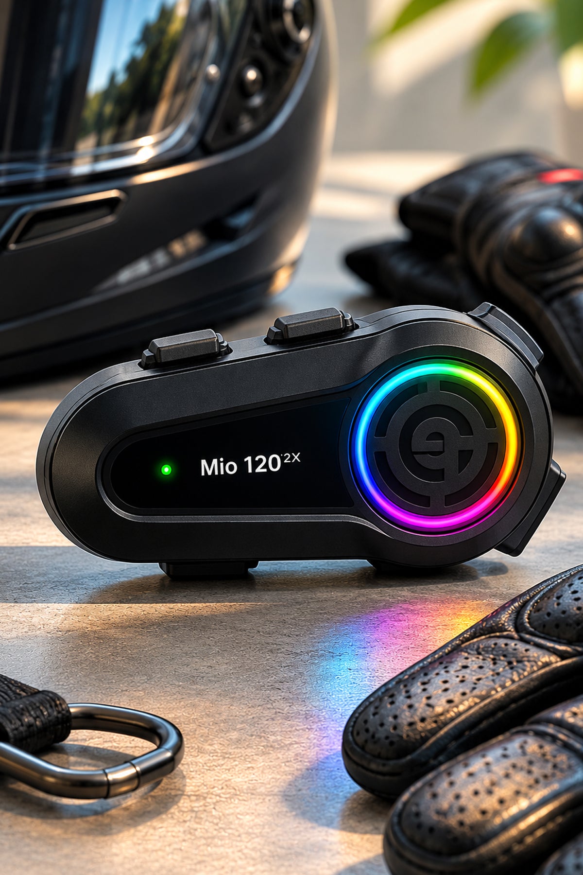 Mioji 120 2x RGB İnterkom Kulaklık Siyah