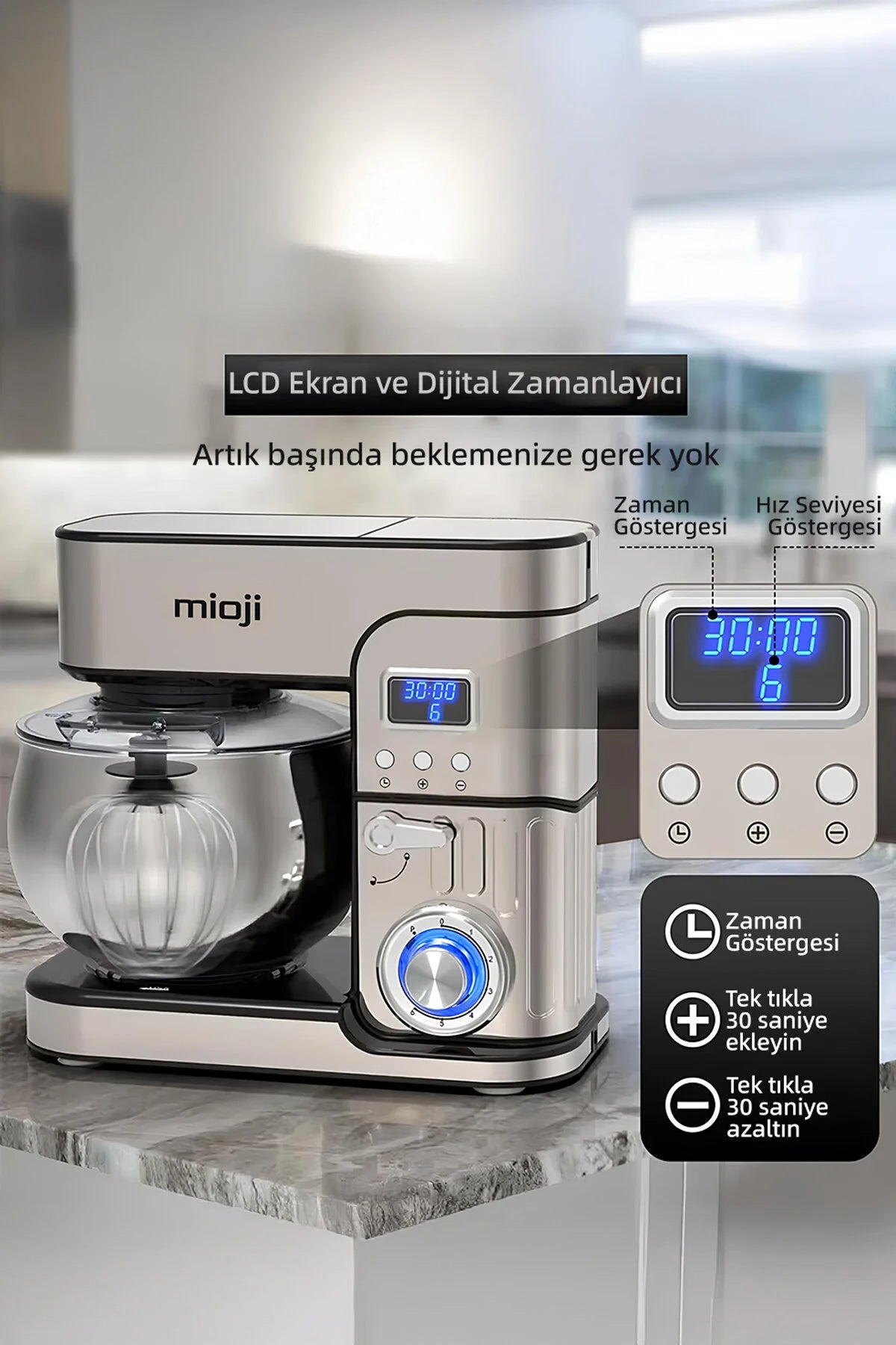 Mio MX10 6L 1500W İnox 3'ü 1 Arada Mutfak Şefi