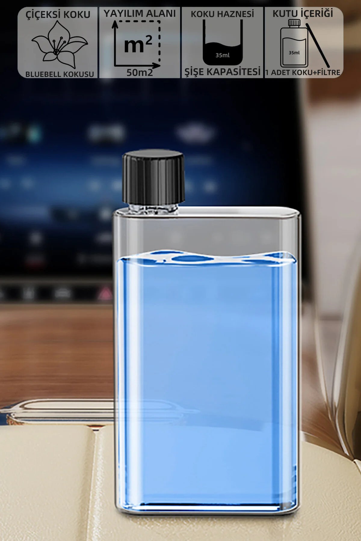 Mio SS18 Şarjlı Araba ve Oda Kokusu Makinesi Beyaz