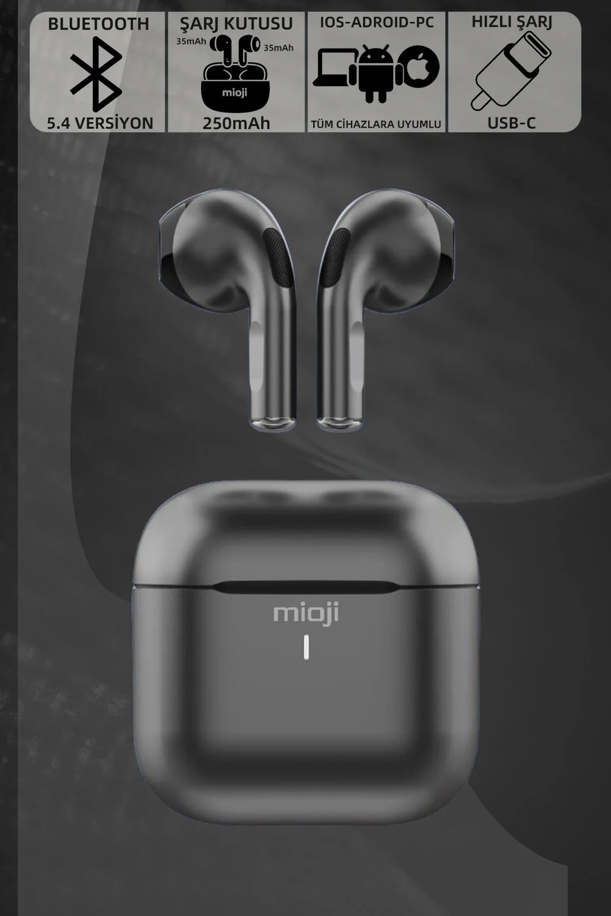 Airbuds Pro 2 Bluetooth Kulaklık Siyah