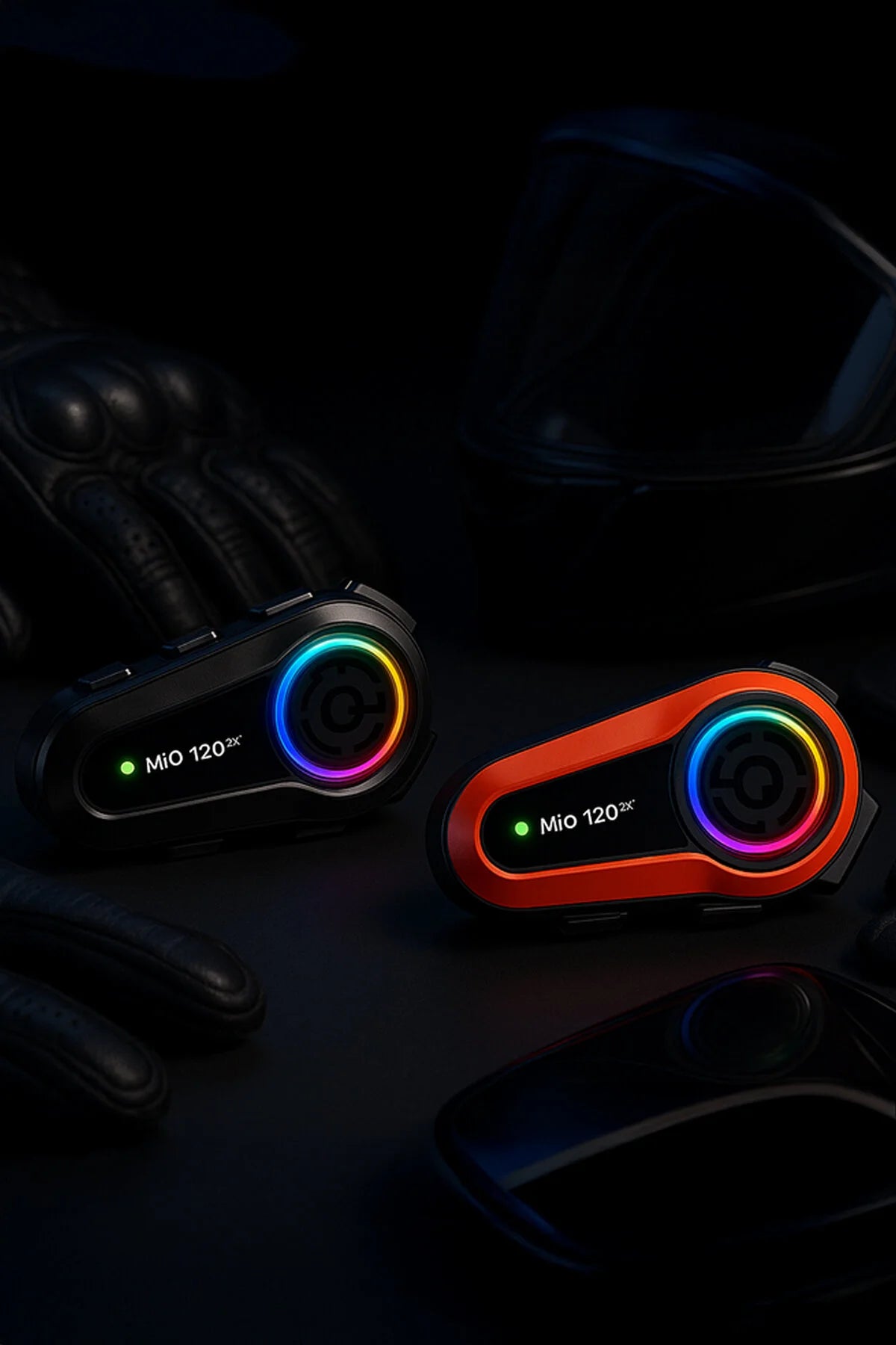 Mio 120 2x RGB İnterkom Kulaklık Turuncu