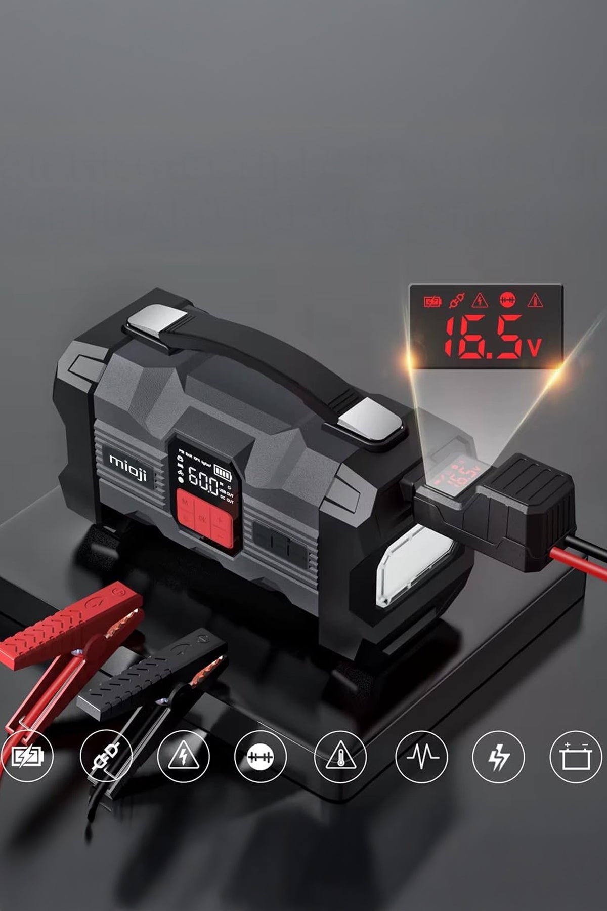 Mio 20 Pro 4000A 32000mAh Akü Takviye+Hava Pompası+LED Fener+Powerbank