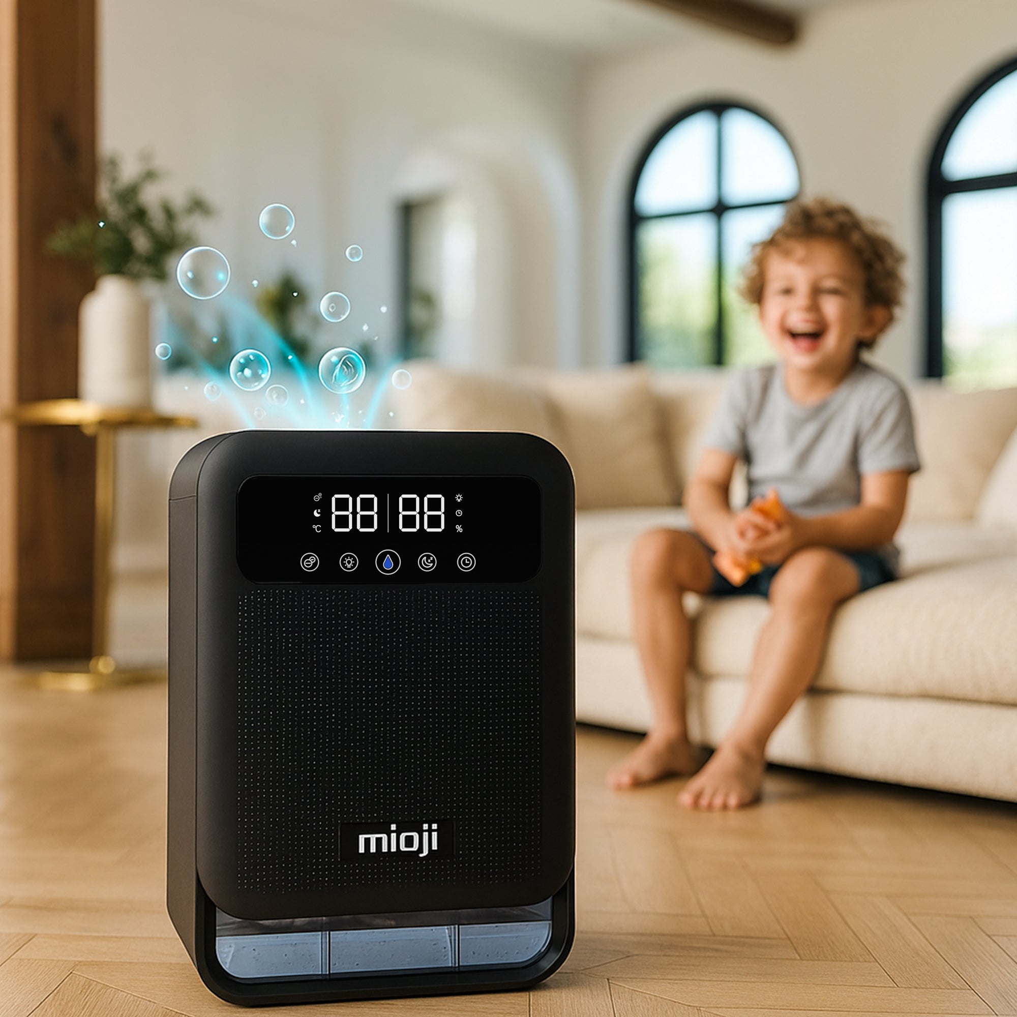 Mioji Mio 30NEC Pro Nem Alma ve İyon Hava Temizleme Cihazı Siyah