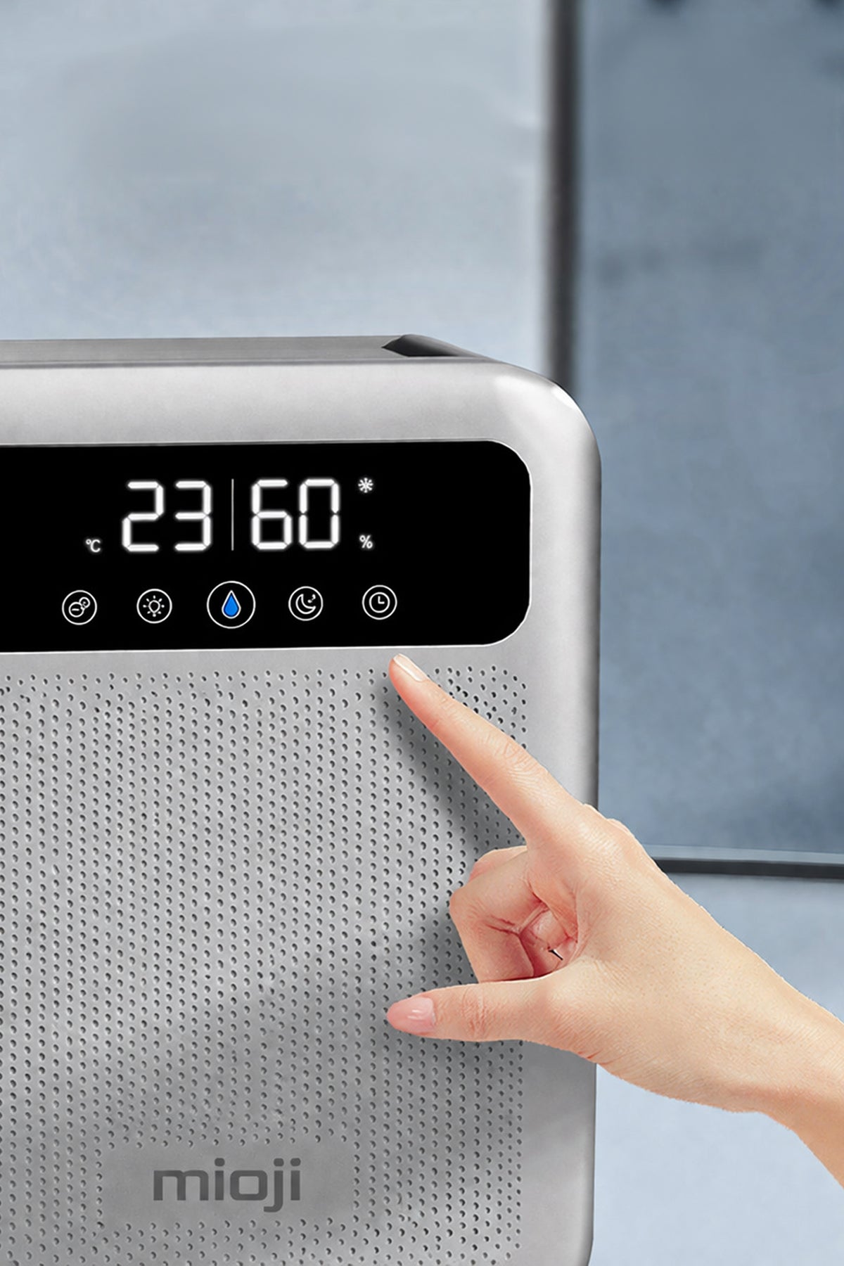 Mioji Mio 30NEC Pro Nem Alma ve İyon Hava Temizleme Cihazı Silver