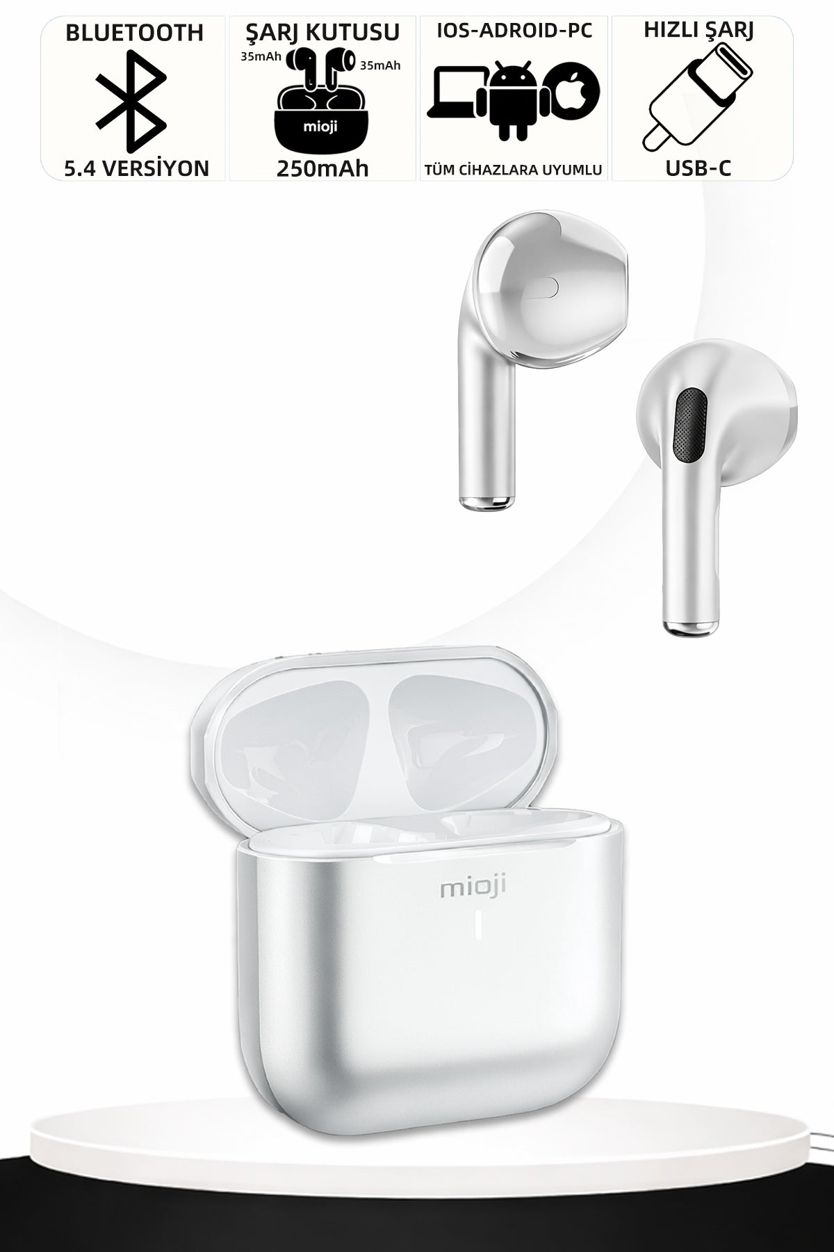 Airbuds Pro 2 Bluetooth Kulaklık Gümüş