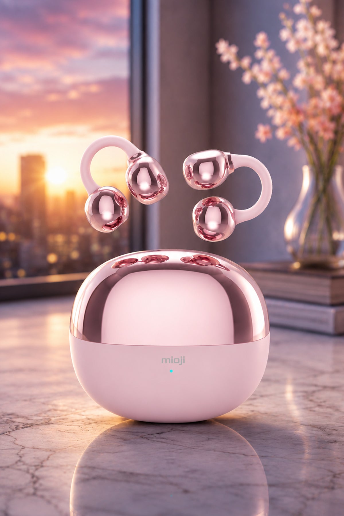 Mioji Airbuds 2 Bluetooth Kulaklık Pembe