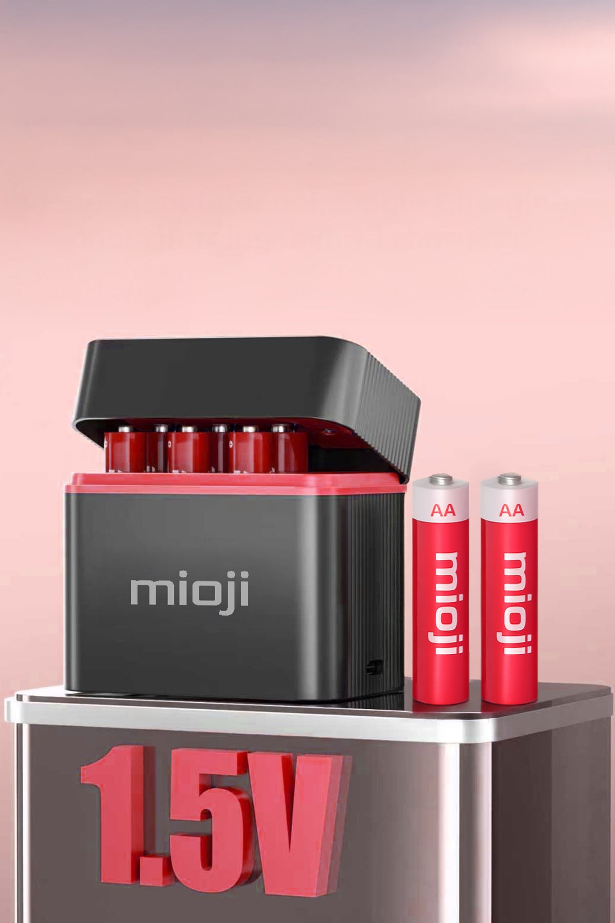 Mioji BT12 Pil Şarj Cihazı Siyah