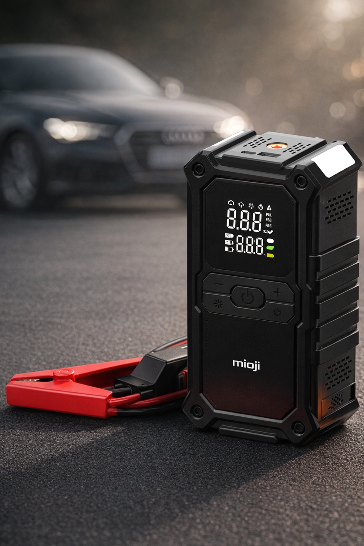Mio D8H Premium 4in1 48000mAh 3000A Akü Takviye + Hava Pompası + Led Fener + Powerbank