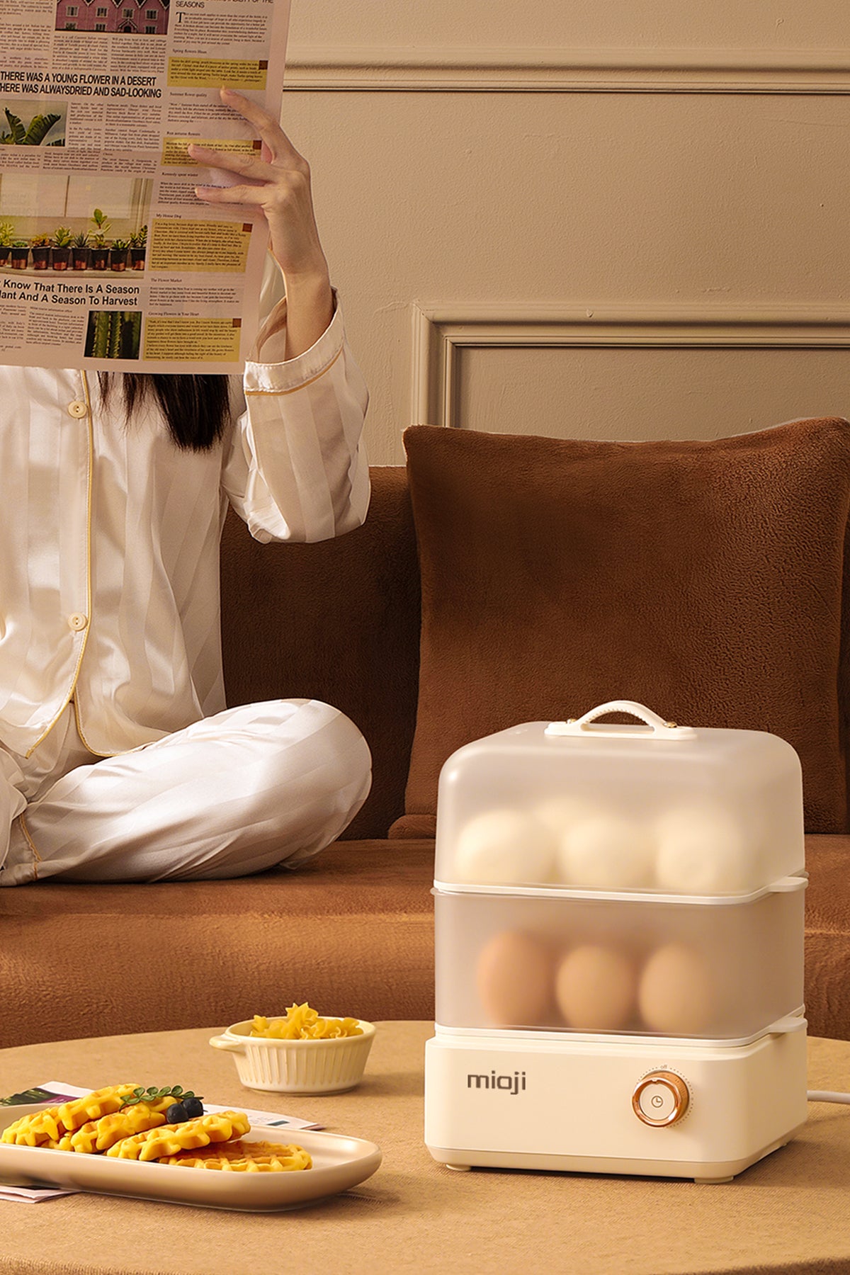 Mio EG8B Çok Fonksiyonlu Yumurta Haşlama ve Buharlı Pişirici