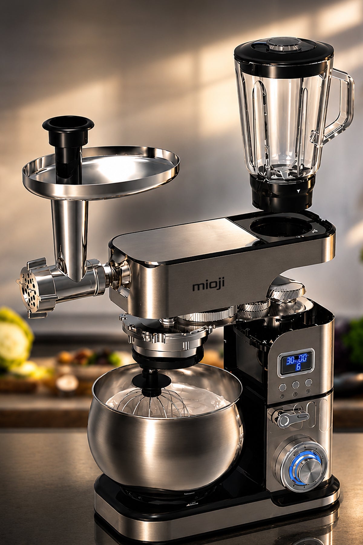 Mioji MX10 6L 1500W İnox 3'ü 1 Arada Mutfak Şefi