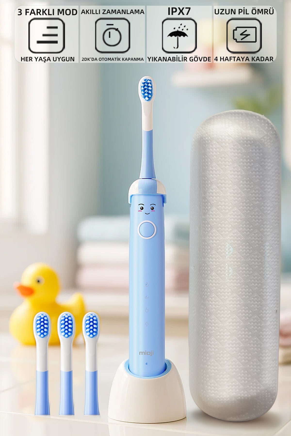 Mioji Oral B2 Kids Care Diş Fırçası Mavi