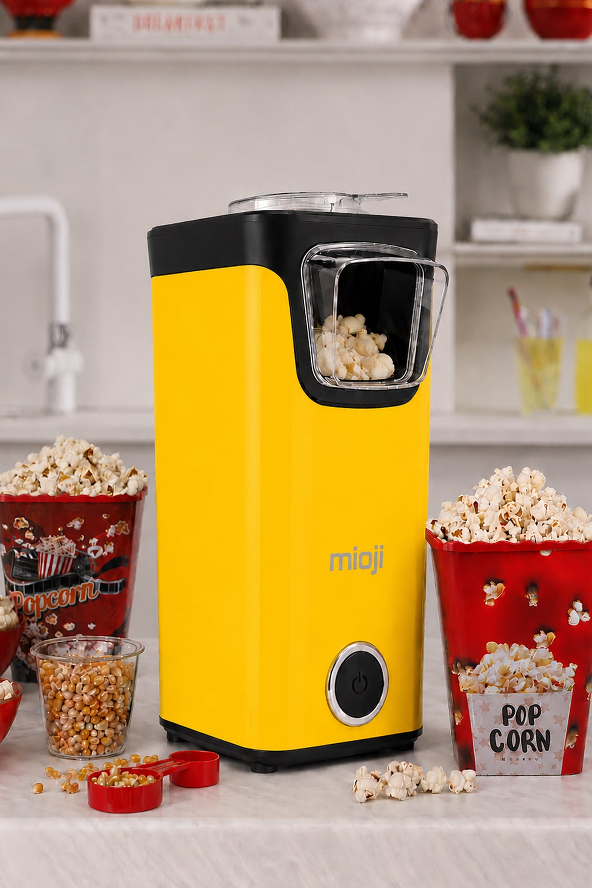 Mioji POPX1 Mısır Patlatma Makinesi Sarı