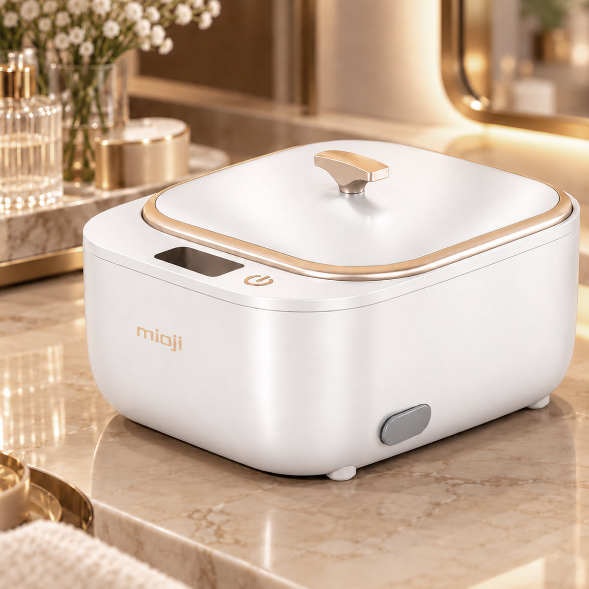 Mioji UV2C Takma Diş ve Şeffaf Plak Temizleme Cihazı Beyaz