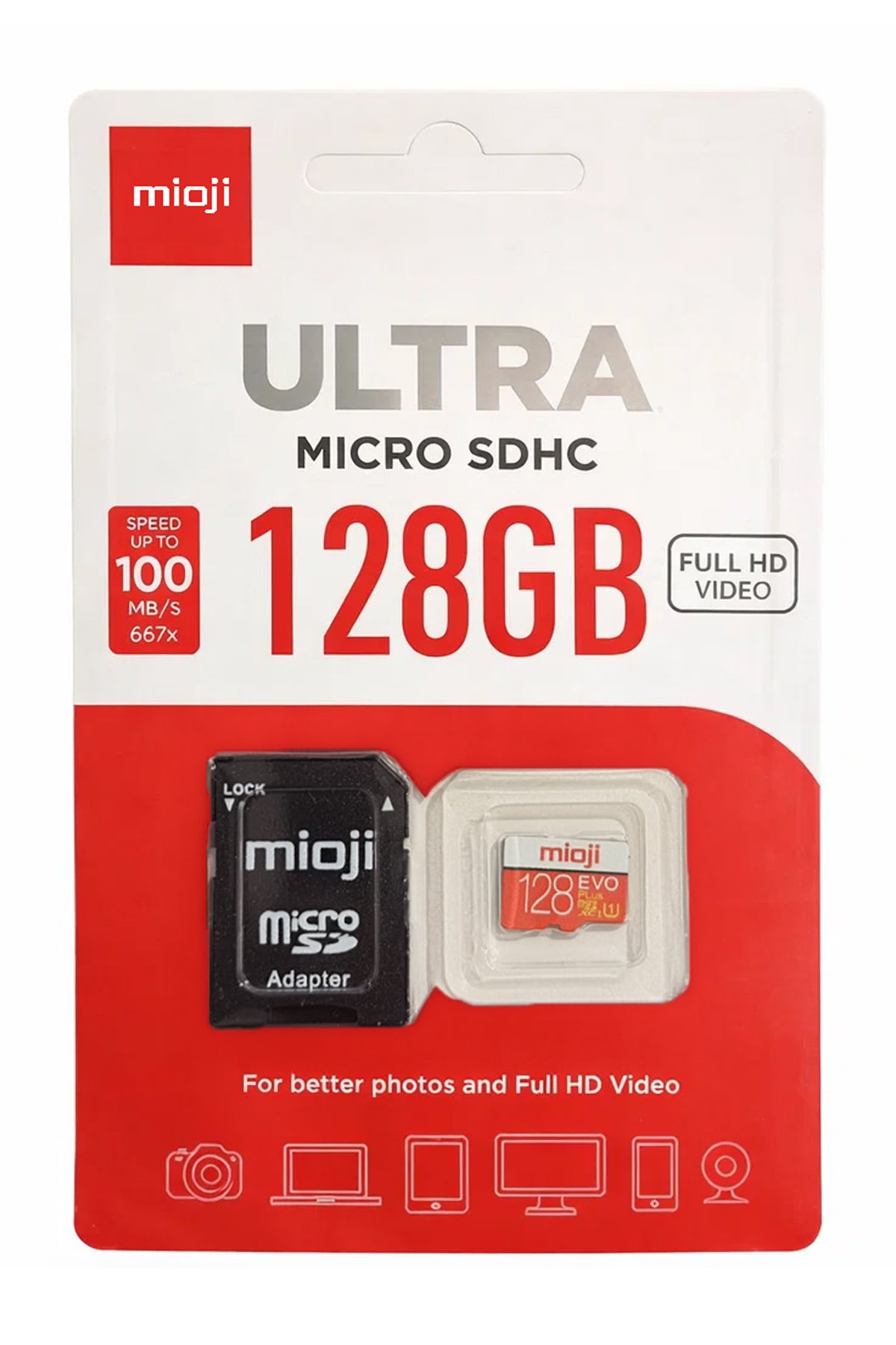 Mioji Evo Plus1 128GB MicroSD Kart