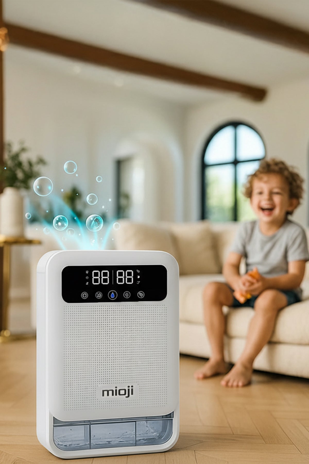 Mioji Mio 30NEC Pro Nem Alma ve İyon Hava Temizleme Cihazı Beyaz