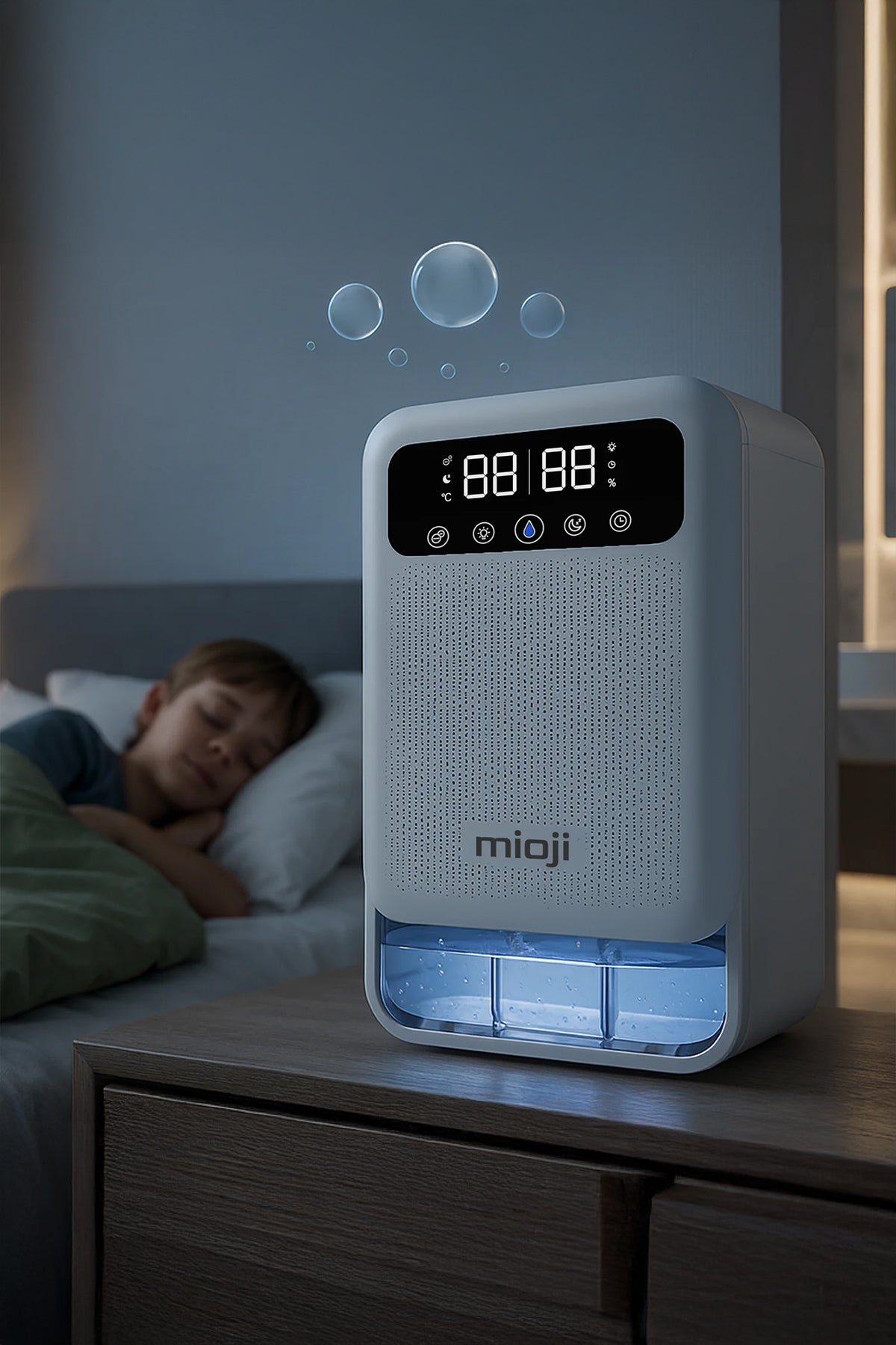 Mioji 30NEC Pro Nem Alma ve İyon Hava Temizleme Cihazı Beyaz
