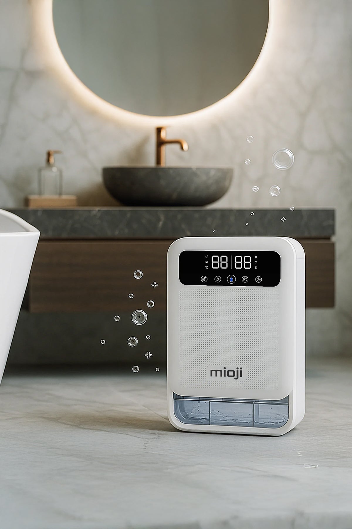 Mioji Mio 30NEC Pro Nem Alma ve İyon Hava Temizleme Cihazı Beyaz