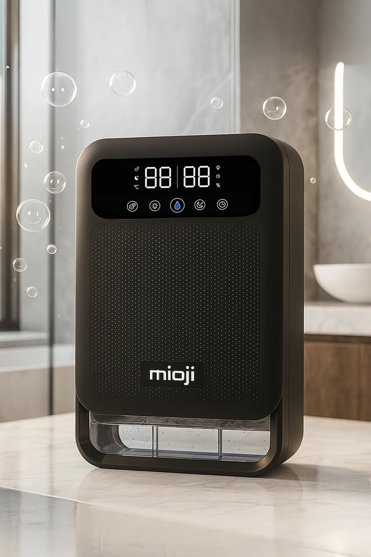 Mioji 30NEC Pro Nem Alma ve İyon Hava Temizleme Cihazı Siyah