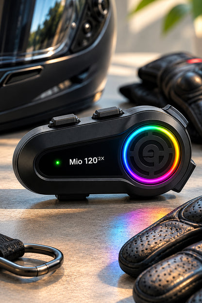 Mioji 120 2x RGB İnterkom Kulaklık Siyah