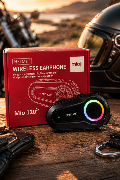 Mioji 120 2x RGB İnterkom Kulaklık Siyah