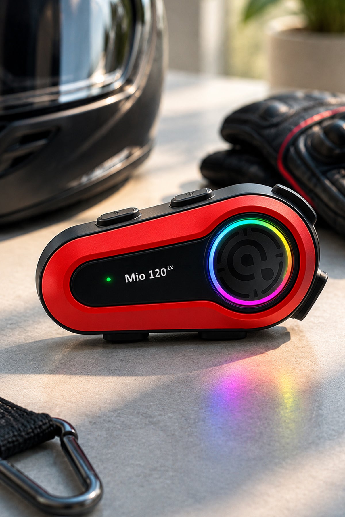 Mioji 120 2x RGB İnterkom Kulaklık Turuncu