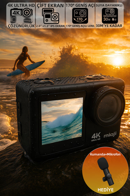 Action 12X 4K 60FPS 20MP Aksiyon Kamerası
