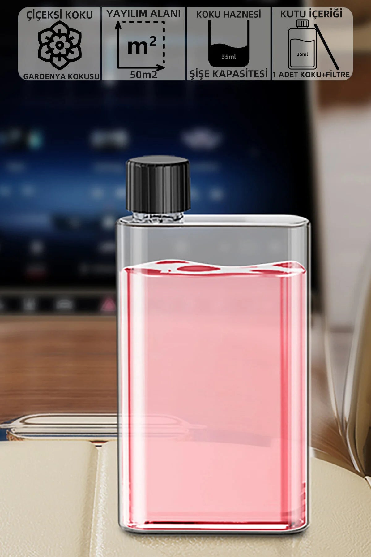 Mio SS18 Şarjlı Araba ve Oda Kokusu Makinesi Siyah