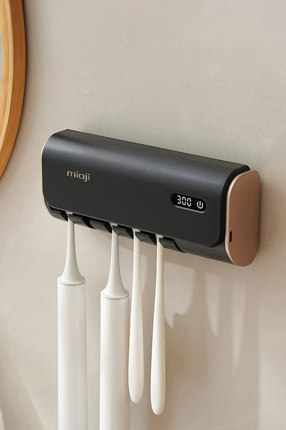 Mioji Mio UV5F Pro Diş Fırçası Tutucusu Siyah