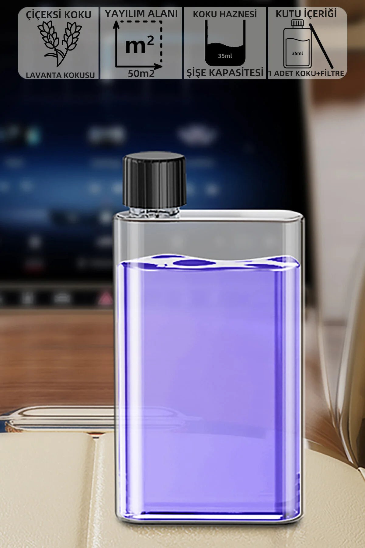 Mio SS18 Şarjlı Araba ve Oda Kokusu Makinesi Beyaz