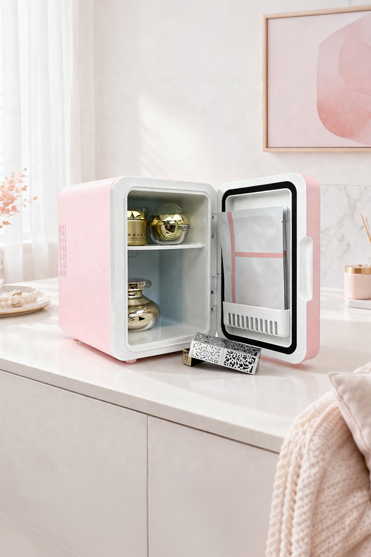 Mioji 212 Kozmetik Dolabı Pembe