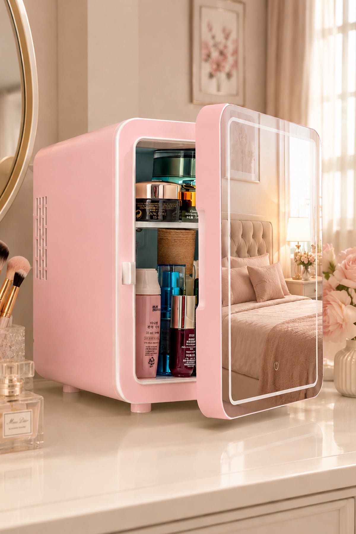 Mioji 212 Kozmetik Dolabı Pembe