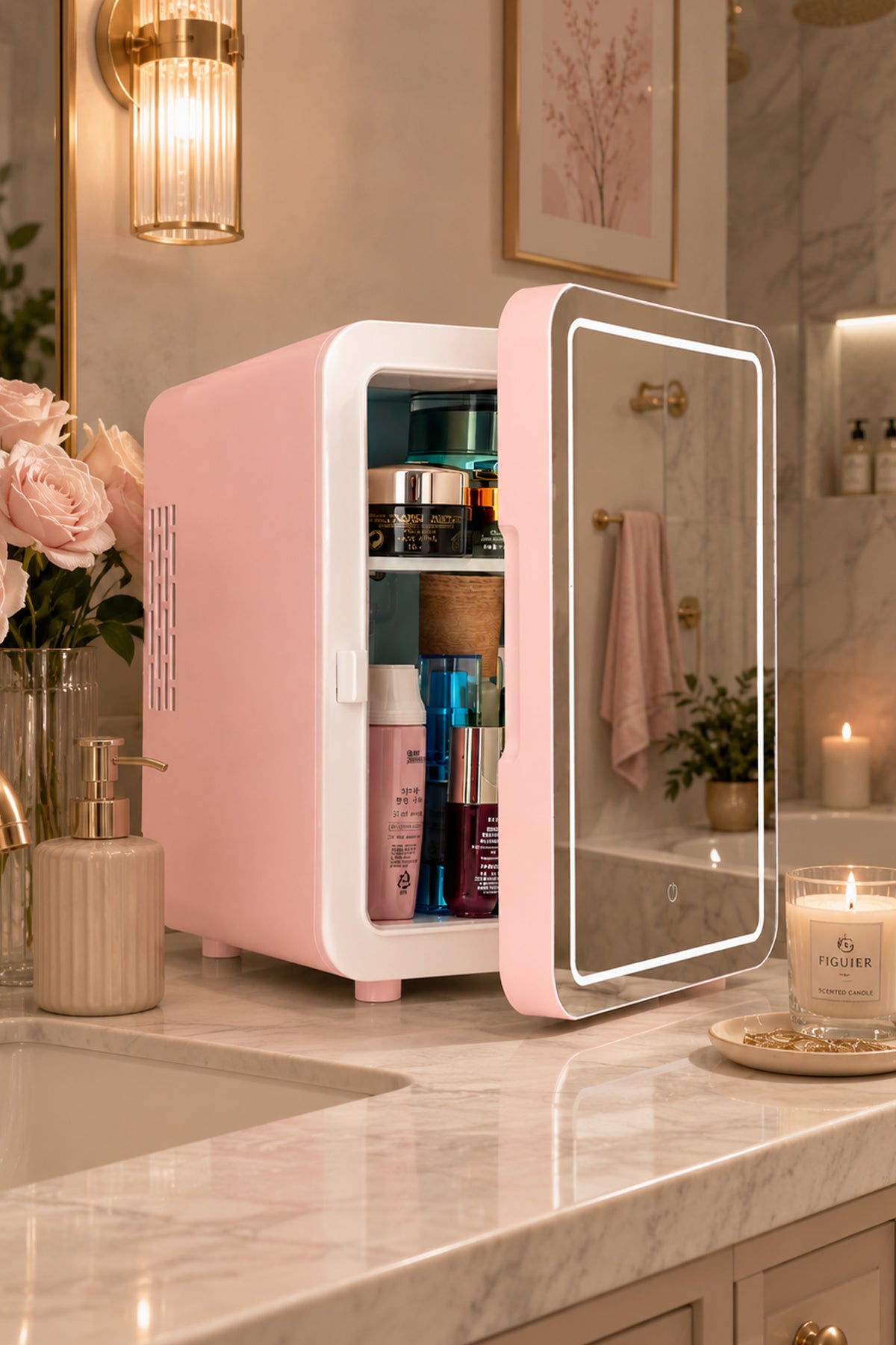 Mioji 212 Kozmetik Dolabı Pembe