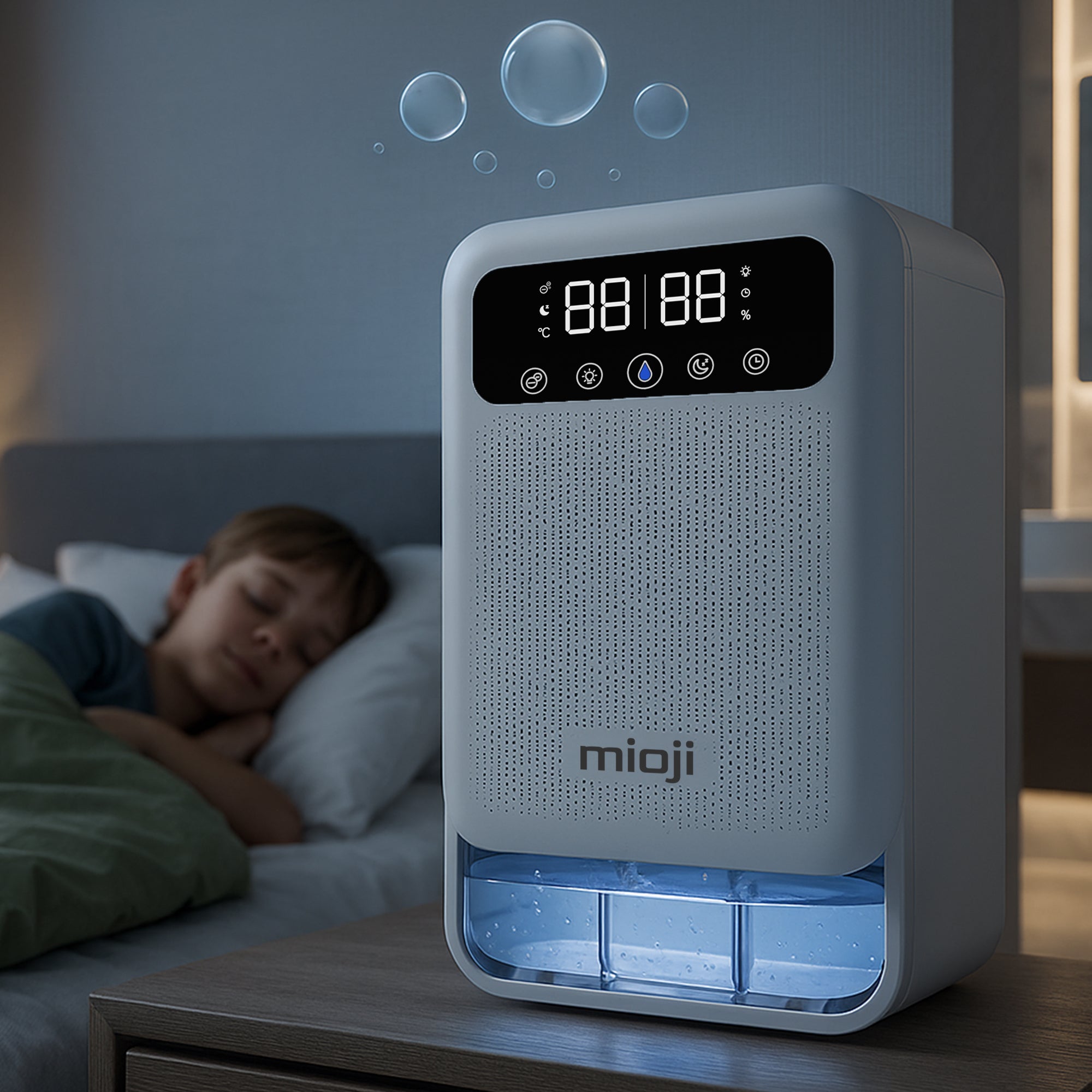 Mioji Mio 30NEC Pro Nem Alma ve İyon Hava Temizleme Cihazı Beyaz