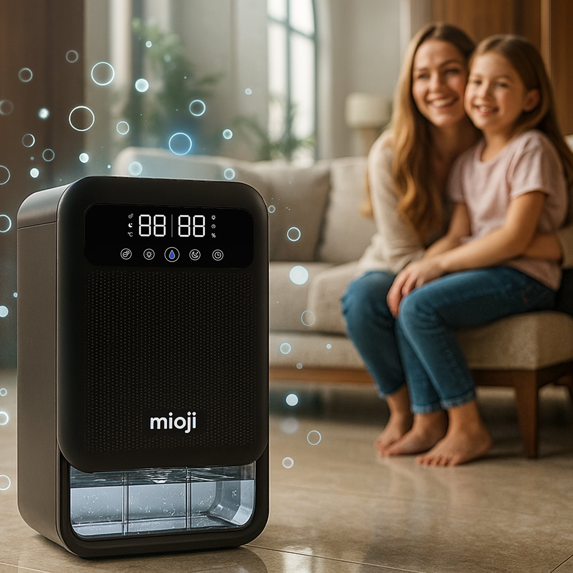 Mioji Mio 30NEC Pro Nem Alma ve İyon Hava Temizleme Cihazı Siyah