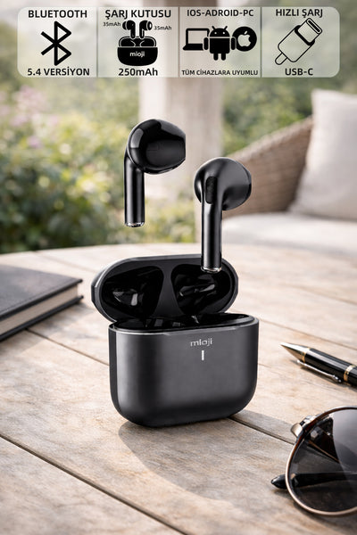 Mioji Airbuds Pro 2 Bluetooth Kulaklık Siyah