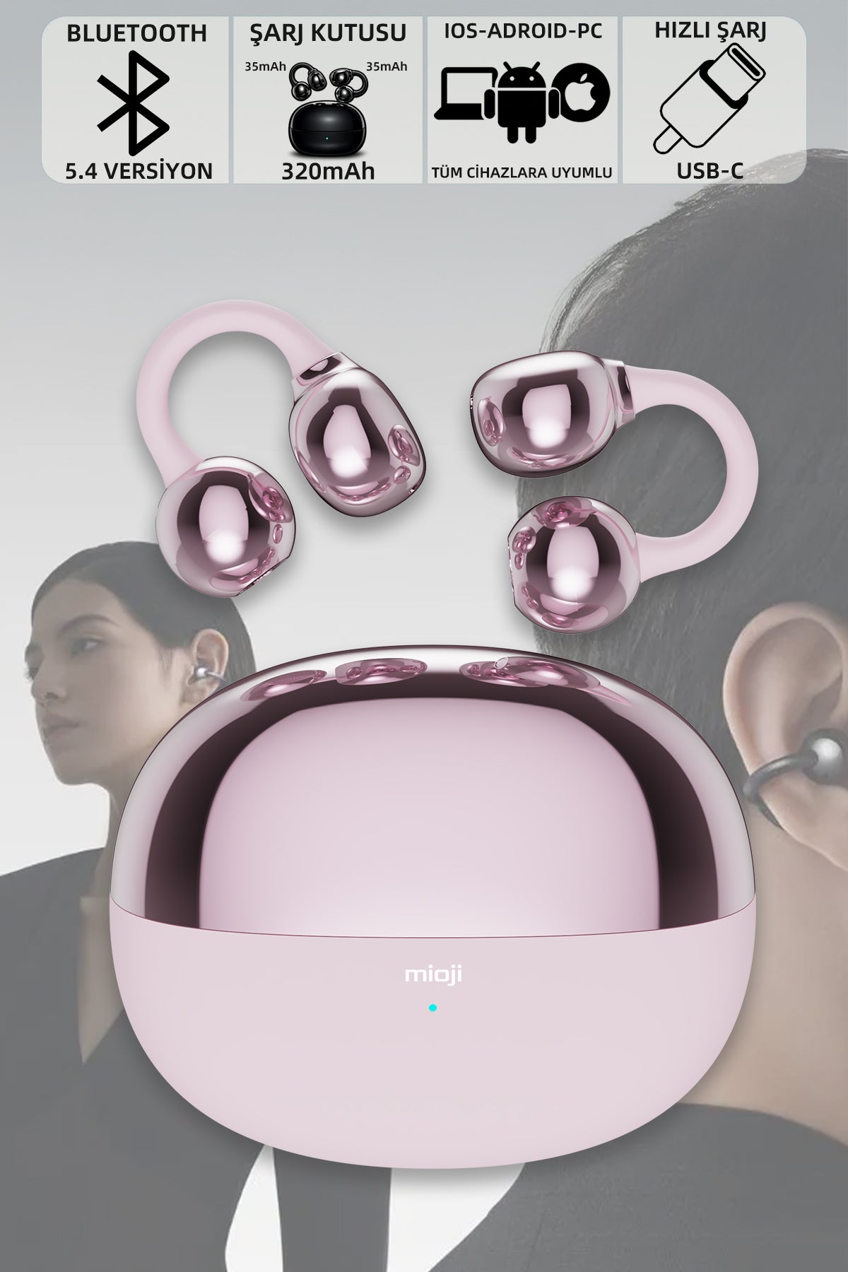Airbuds 2 Bluetooth Kulaklık Pembe