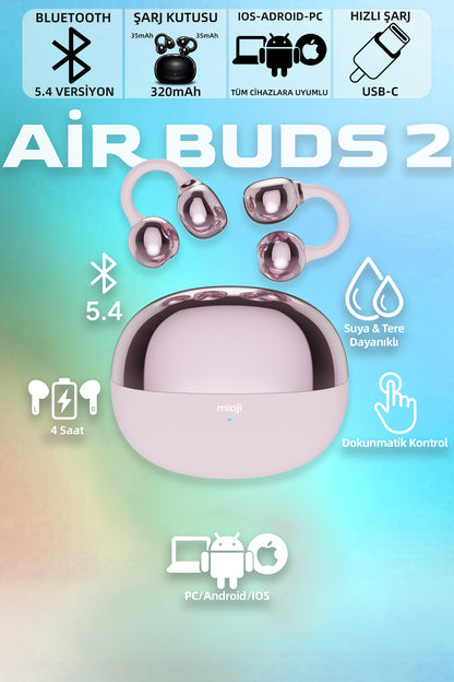 Airbuds 2 Bluetooth Kulaklık Pembe