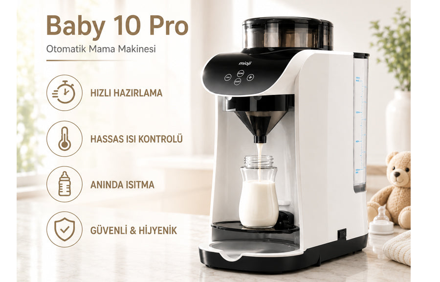 Mioji Baby 10 Pro Otomatik Mama Makinesi
