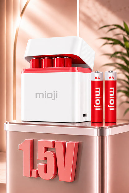 Mioji BT12 Pil Şarj Cihazı Beyaz