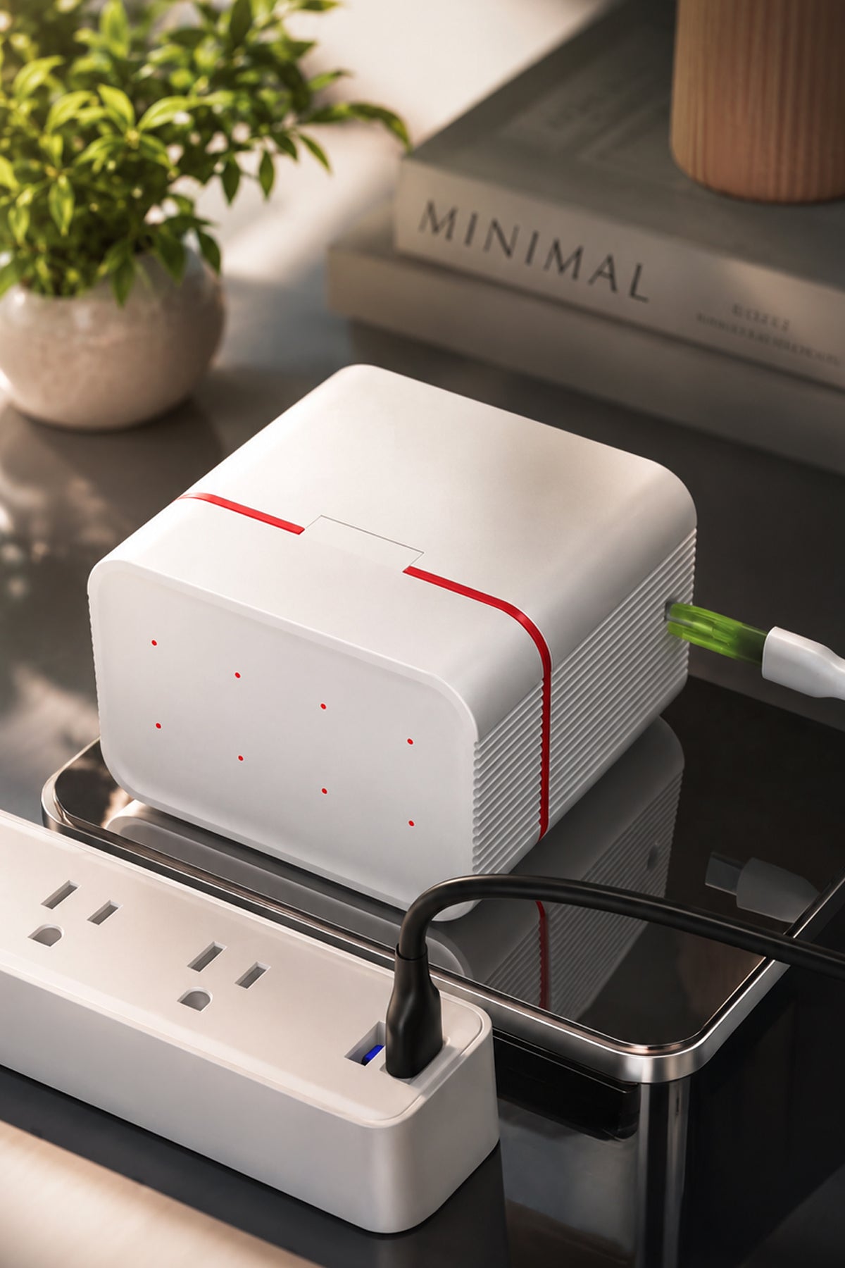 Mioji BT12 Pil Şarj Cihazı Beyaz