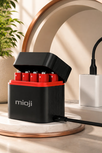 Mioji BT12 Pil Şarj Cihazı Siyah