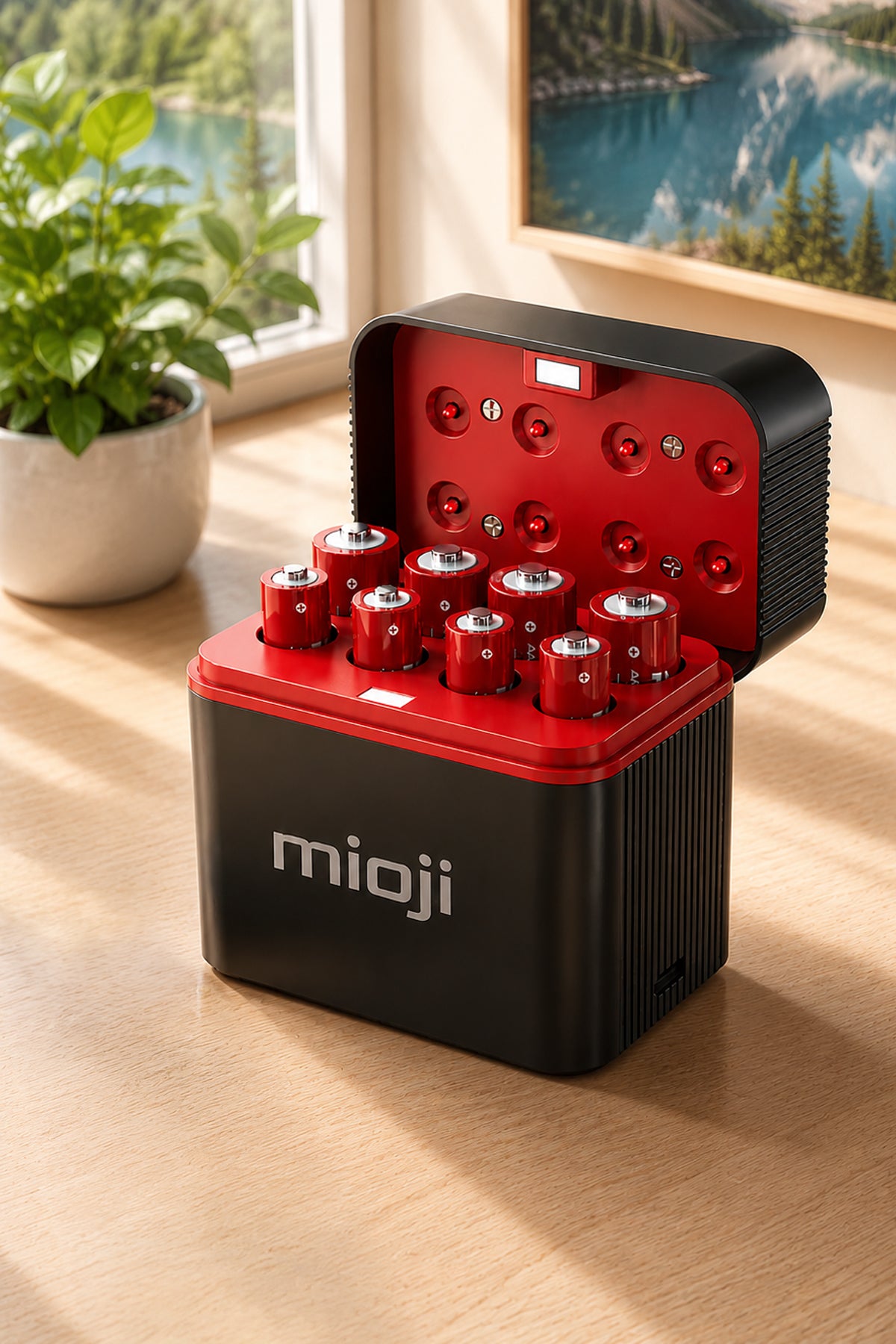 Mioji BT12 Pil Şarj Cihazı Siyah