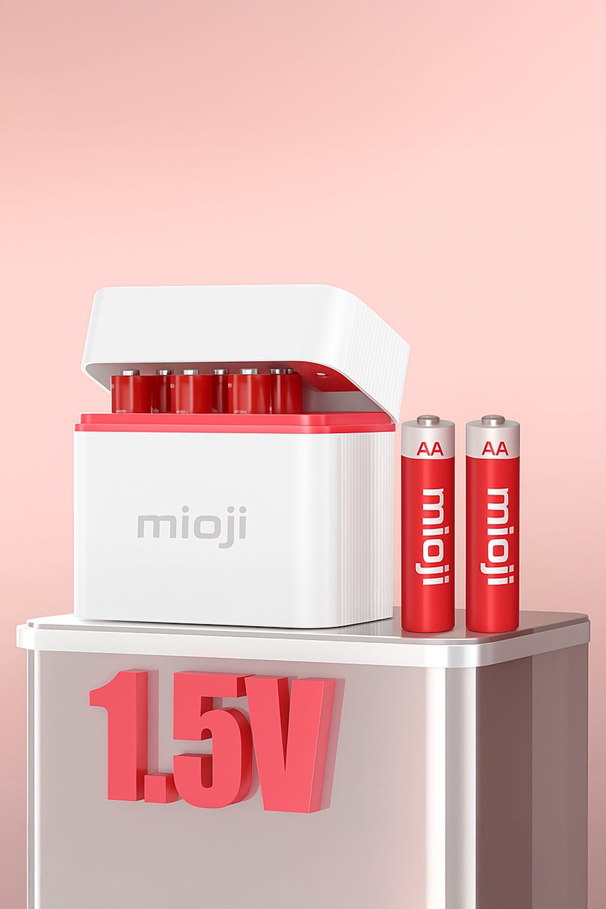 Mioji BT12 Pil Şarj Cihazı Beyaz