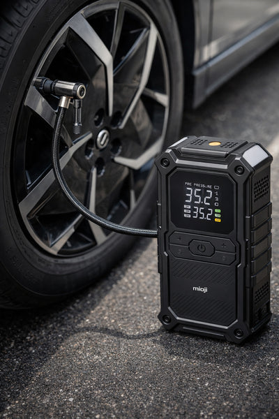 Mioji D8H Premium 4in1 48000mAh 3000A Akü Takviye + Hava Pompası + Led Fener + Powerbank