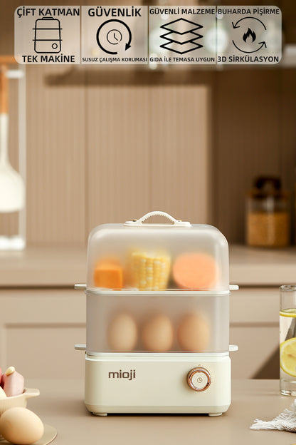 Mio EG8B Çok Fonksiyonlu Yumurta Haşlama ve Buharlı Pişirici