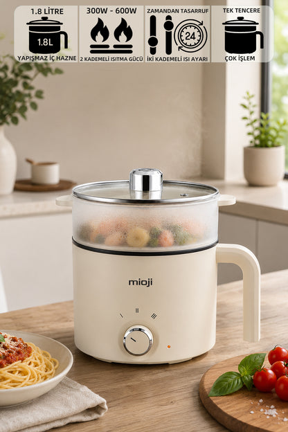 Mioji EP35 Elektrikli Pişirici Beyaz