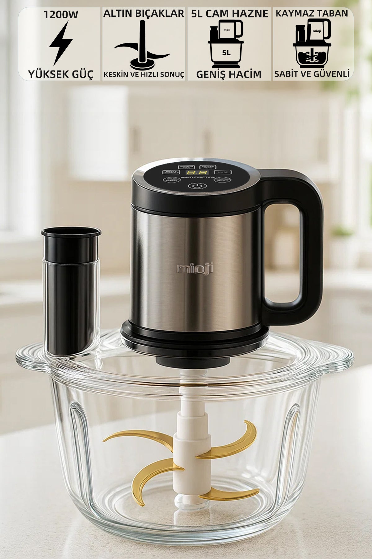 Mioji MX20 5L Doğrayıcı Rondo Blender