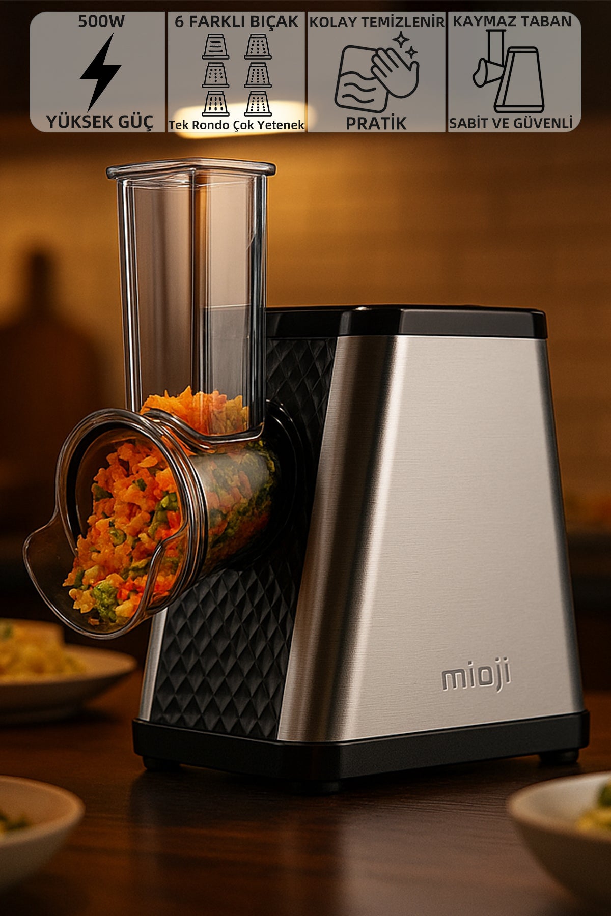 Mio MX30 6in1 500W Doğrayıcı Rende