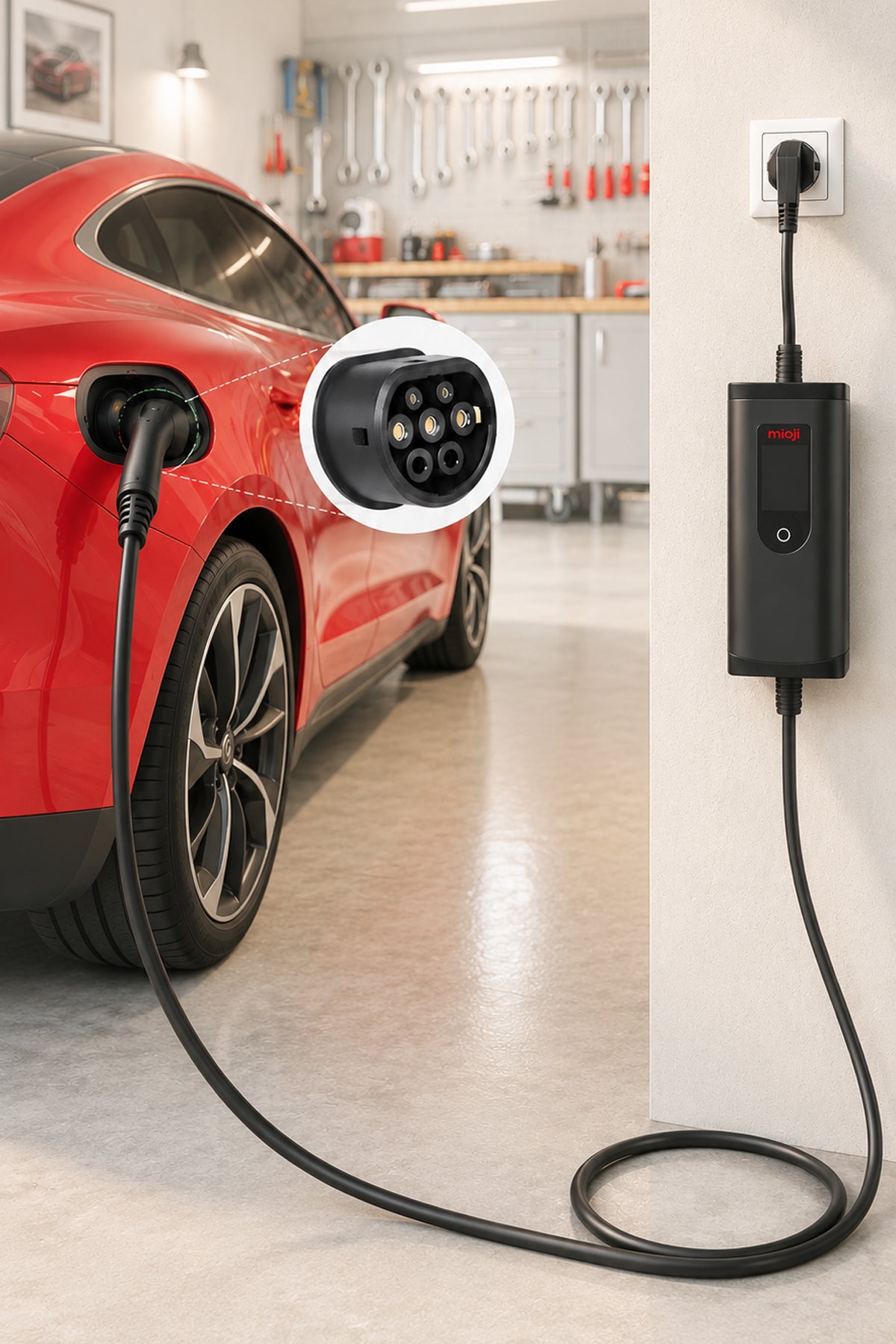 Mioji 717 Elektrikli Araç Şarj Cihazı
